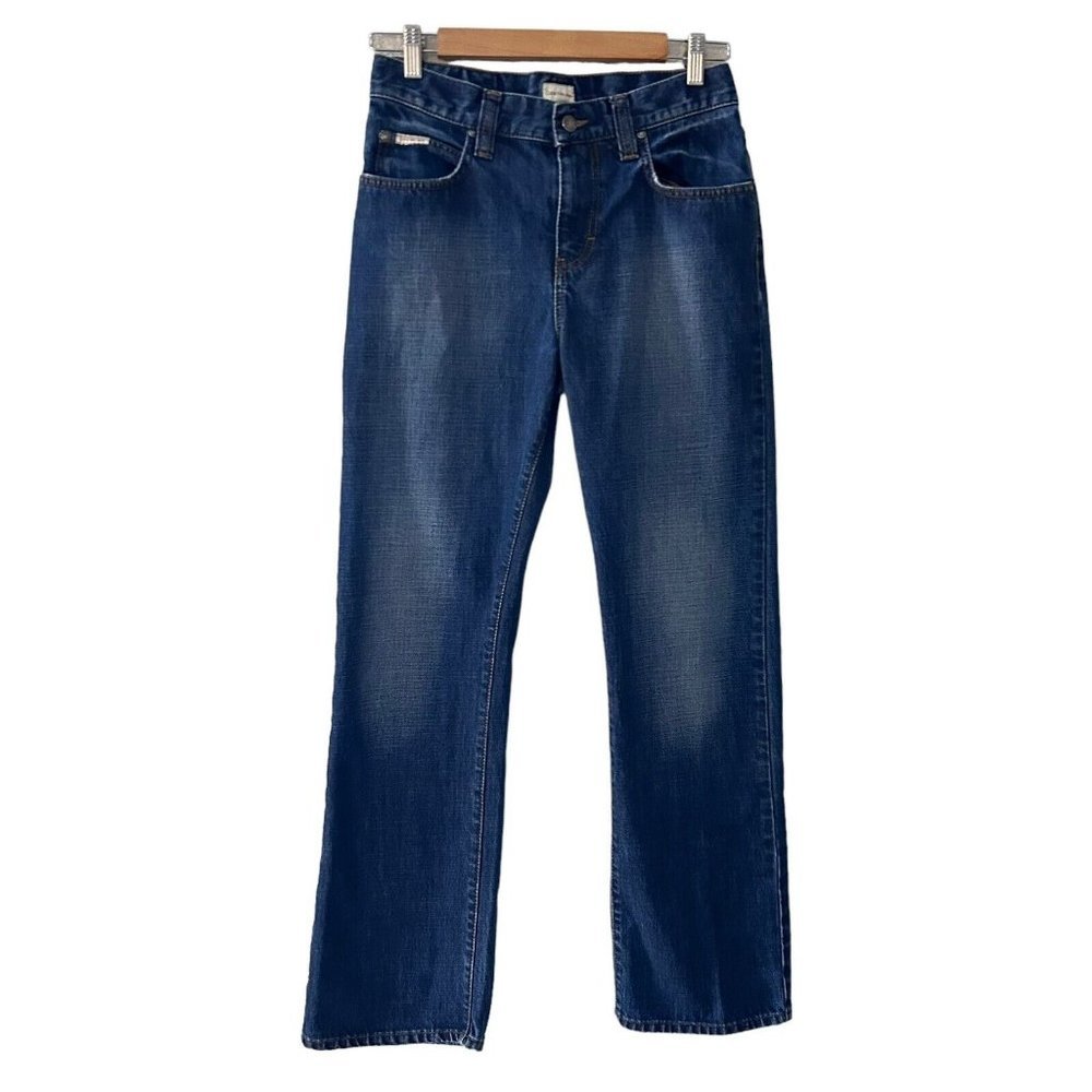 Original Calvin Klein Denim  Straight Bootcut Jeans Womens 29 x 29 Medium Wash